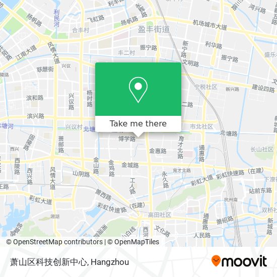 萧山区科技创新中心 map