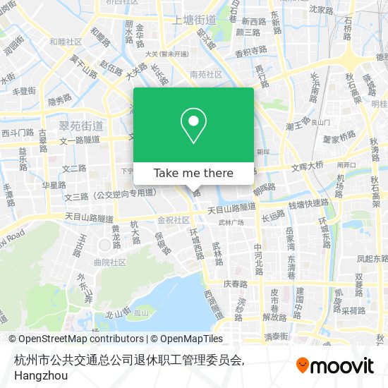 杭州市公共交通总公司退休职工管理委员会 map