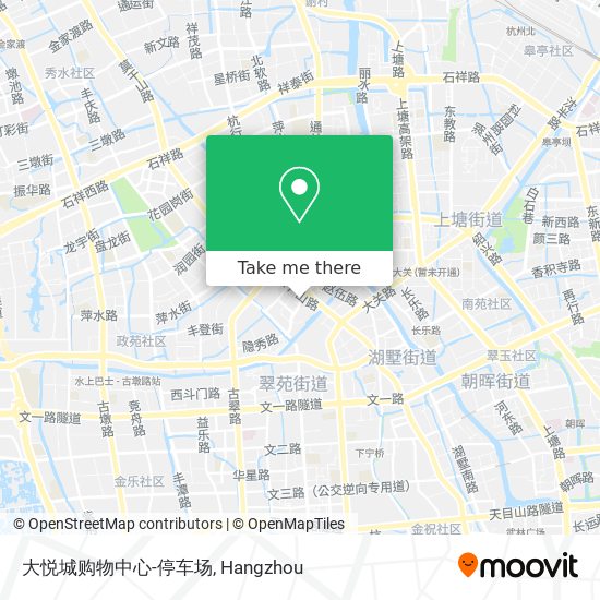 大悦城购物中心-停车场 map