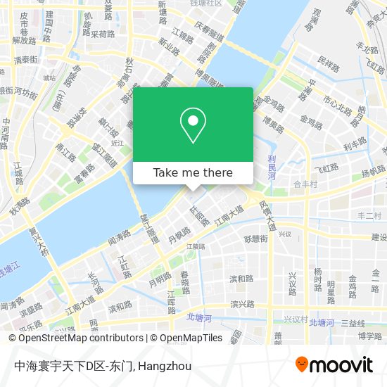 中海寰宇天下D区-东门 map