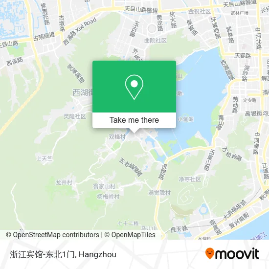 浙江宾馆-东北1门 map