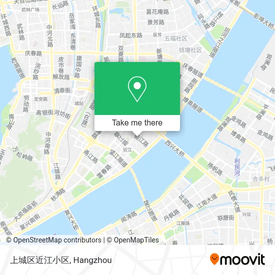 上城区近江小区 map