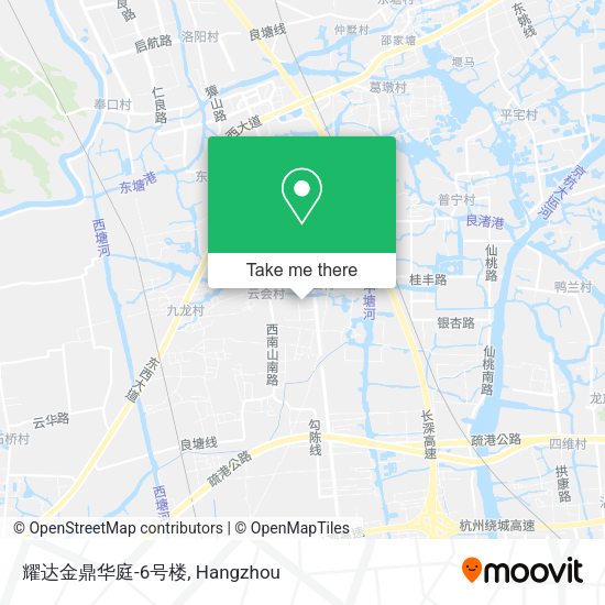 耀达金鼎华庭-6号楼 map