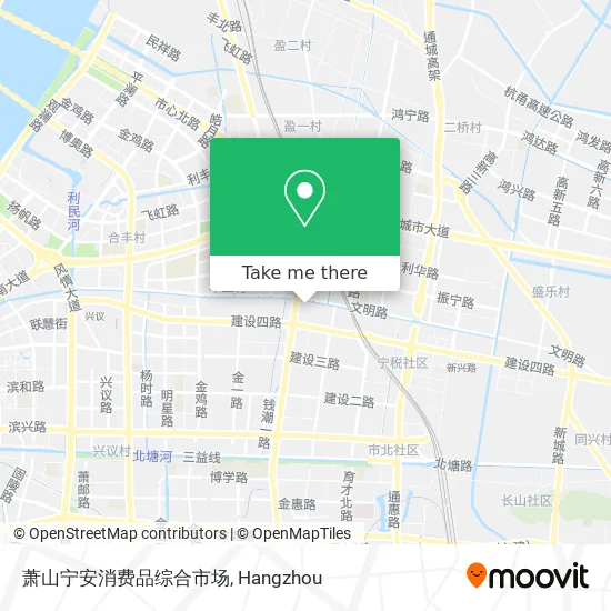 萧山宁安消费品综合市场 map