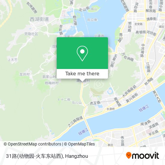 31路(动物园-火车东站西) map