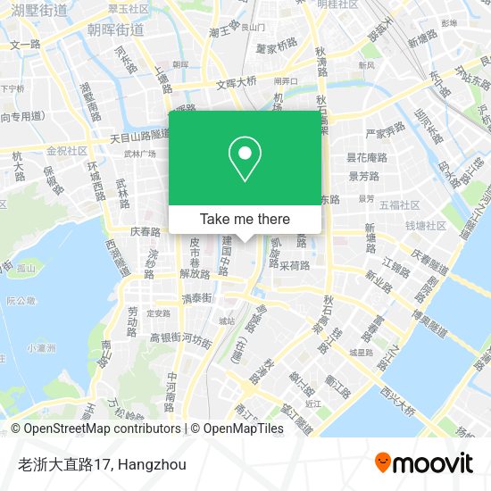 老浙大直路17 map