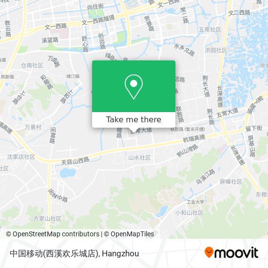 中国移动(西溪欢乐城店) map