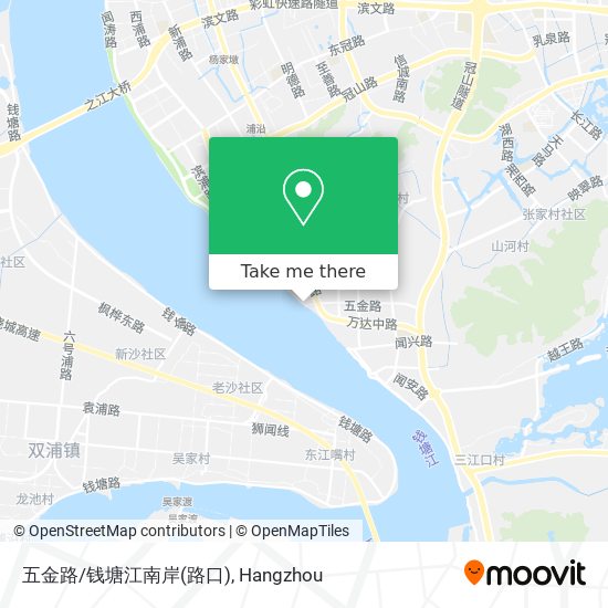 五金路/钱塘江南岸(路口) map