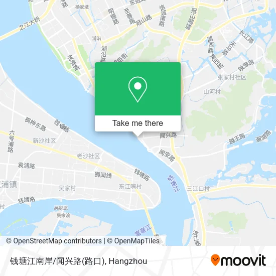 钱塘江南岸/闻兴路(路口) map