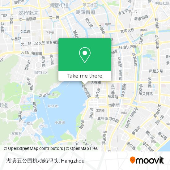湖滨五公园机动船码头 map