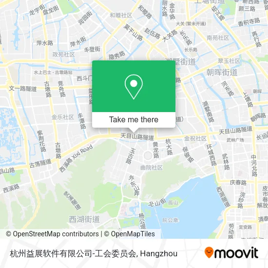 杭州益展软件有限公司-工会委员会 map