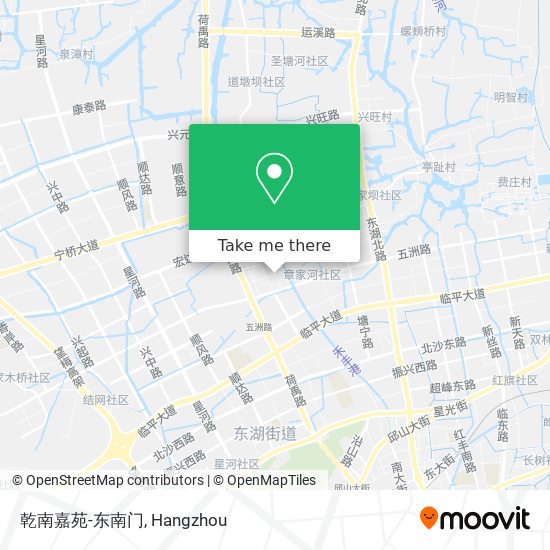 乾南嘉苑-东南门 map