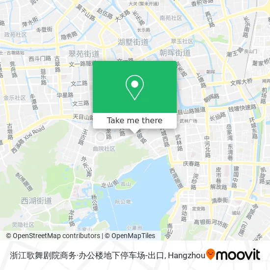 浙江歌舞剧院商务·办公楼地下停车场-出口 map