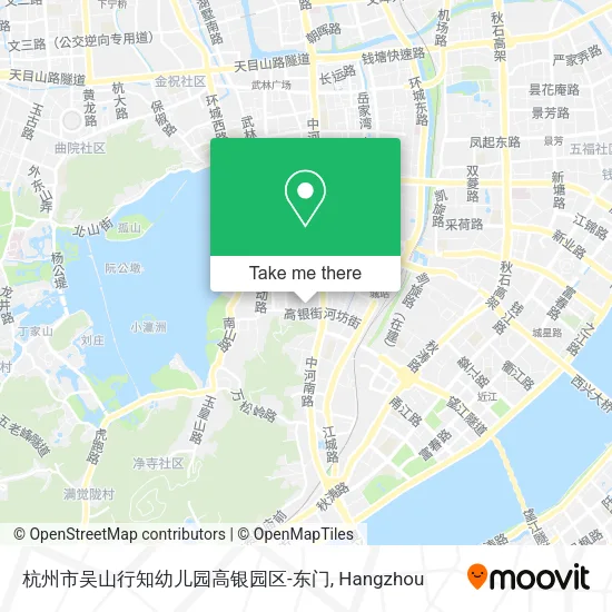 杭州市吴山行知幼儿园高银园区-东门 map