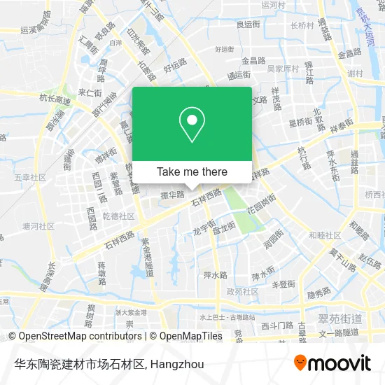 华东陶瓷建材市场石材区 map