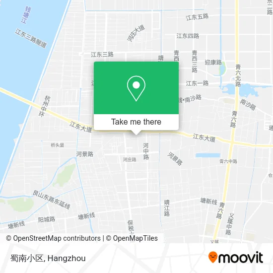 蜀南小区 map