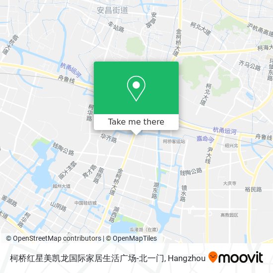 柯桥红星美凯龙国际家居生活广场-北一门 map