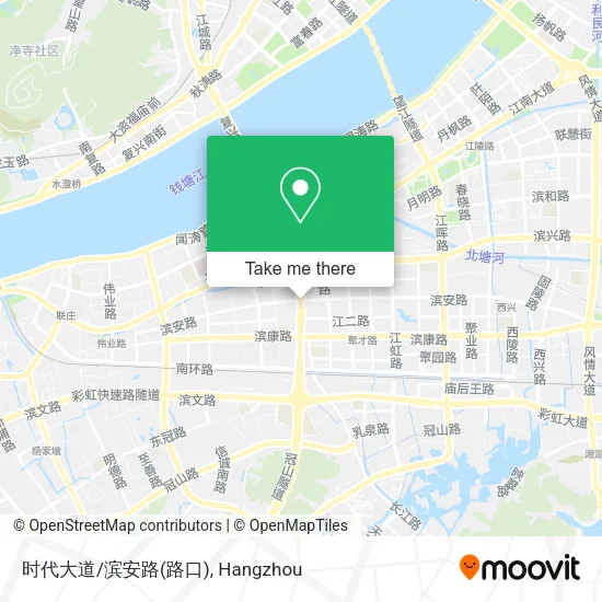 时代大道/滨安路(路口) map