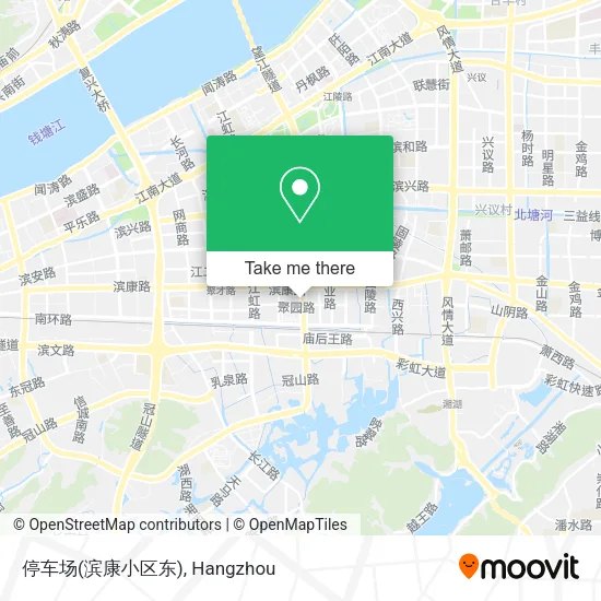 停车场(滨康小区东) map