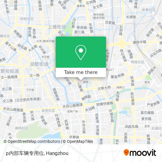 p内部车辆专用位 map