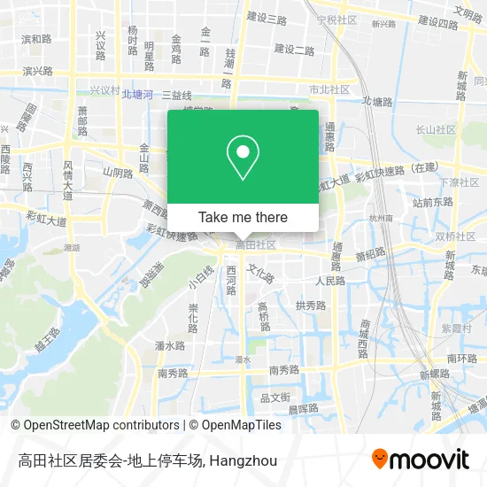 高田社区居委会-地上停车场 map