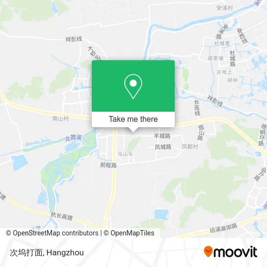 次坞打面 map