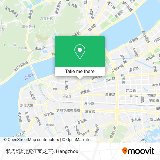 私房馄饨(滨江宝龙店) map