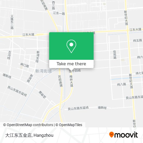 大江东五金店 map