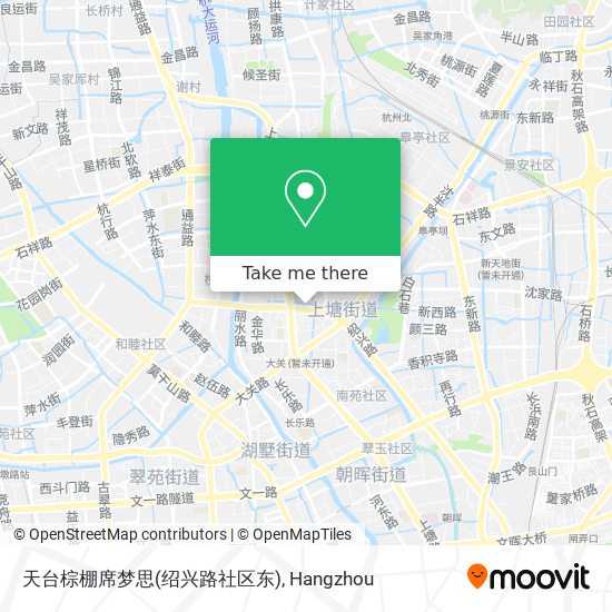 天台棕棚席梦思(绍兴路社区东) map