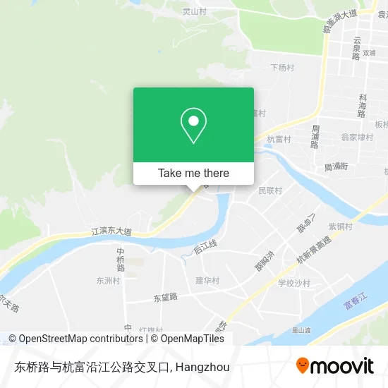 东桥路与杭富沿江公路交叉口 map