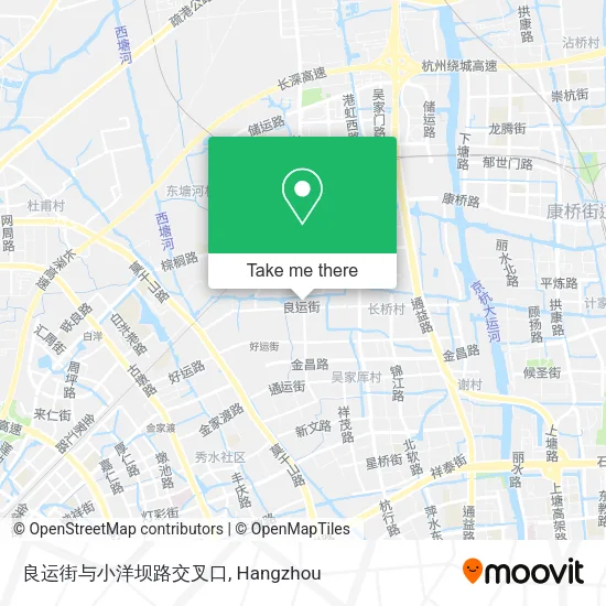 良运街与小洋坝路交叉口 map