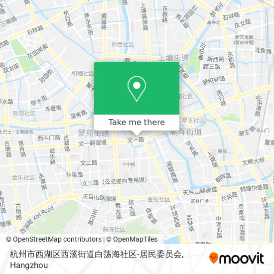 杭州市西湖区西溪街道白荡海社区-居民委员会 map