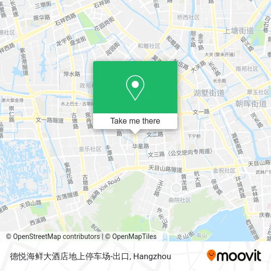 德悦海鲜大酒店地上停车场-出口 map