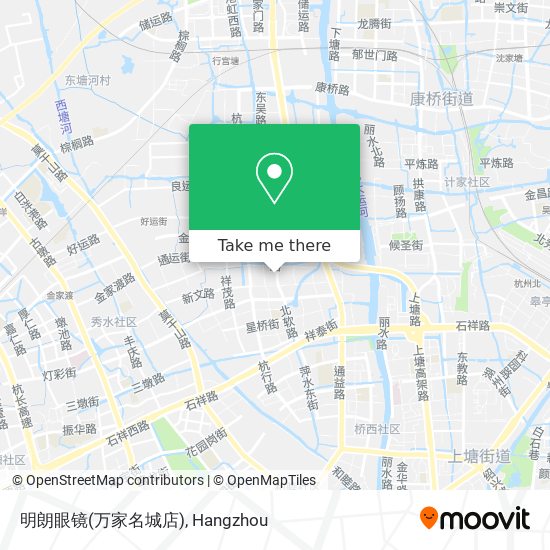 明朗眼镜(万家名城店) map