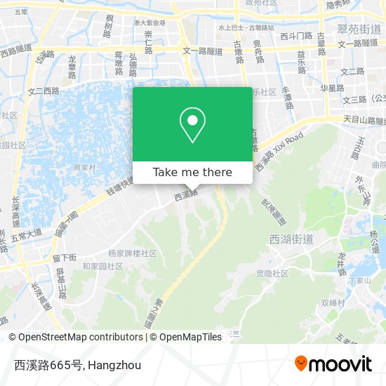 西溪路665号 map