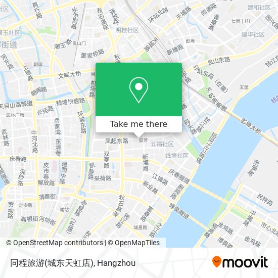 同程旅游(城东天虹店) map