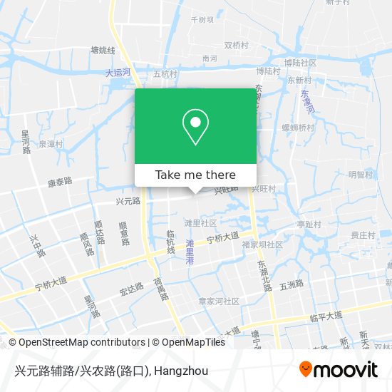 兴元路辅路/兴农路(路口) map