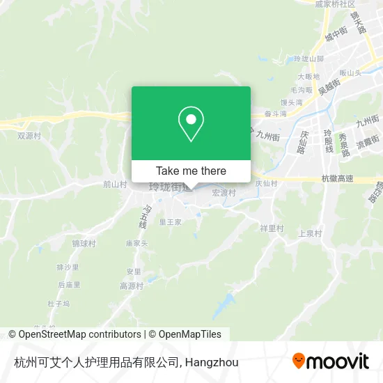 杭州可艾个人护理用品有限公司 map