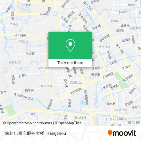 杭州出租车服务大楼 map