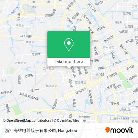浙江海继电器股份有限公司 map