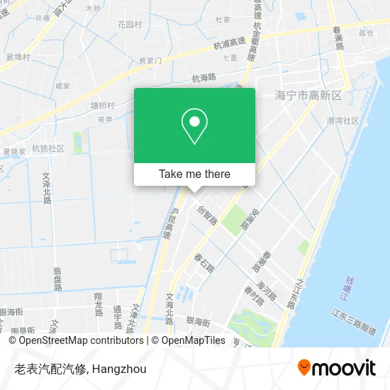 老表汽配汽修 map