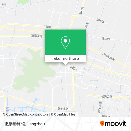 瓜沥游泳馆 map