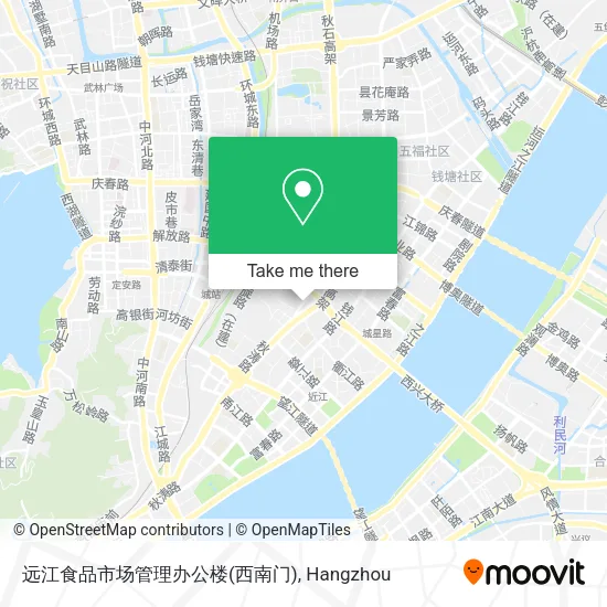 远江食品市场管理办公楼(西南门) map
