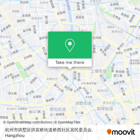 杭州市拱墅区拱宸桥街道桥西社区居民委员会 map
