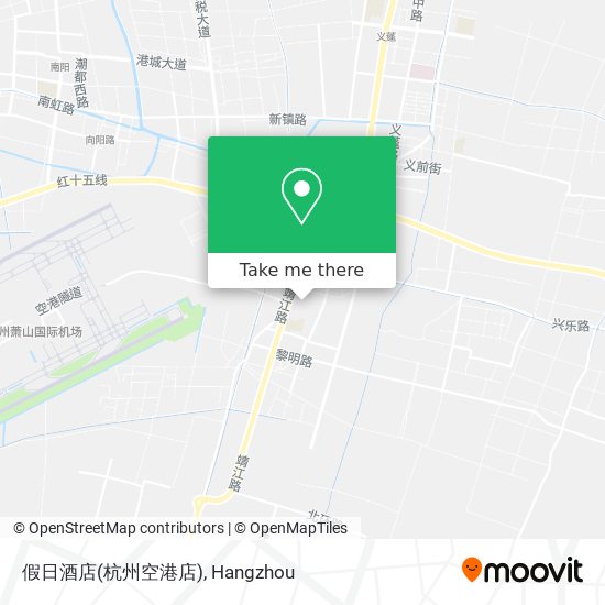假日酒店(杭州空港店) map