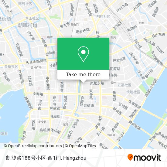 凯旋路188号小区-西1门 map
