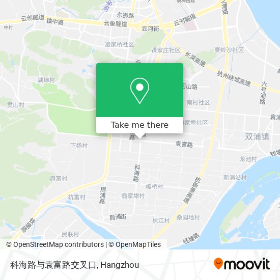 科海路与袁富路交叉口 map