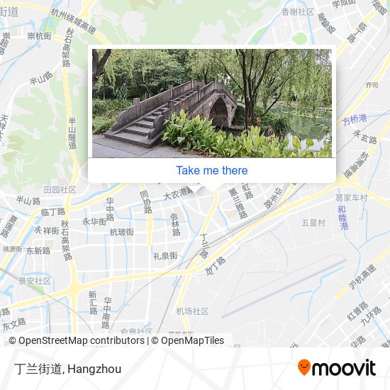 丁兰街道 map