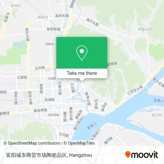 富阳城东商贸市场陶瓷品区 map