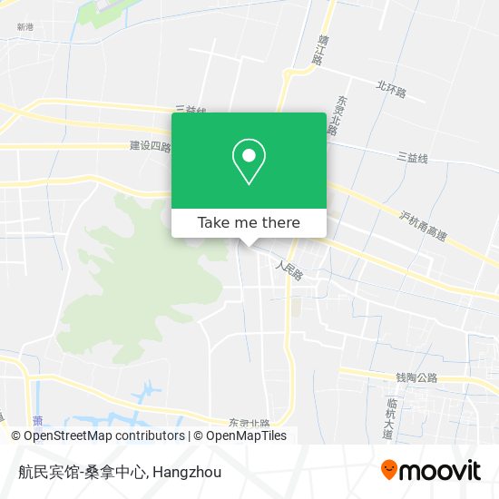 航民宾馆-桑拿中心 map